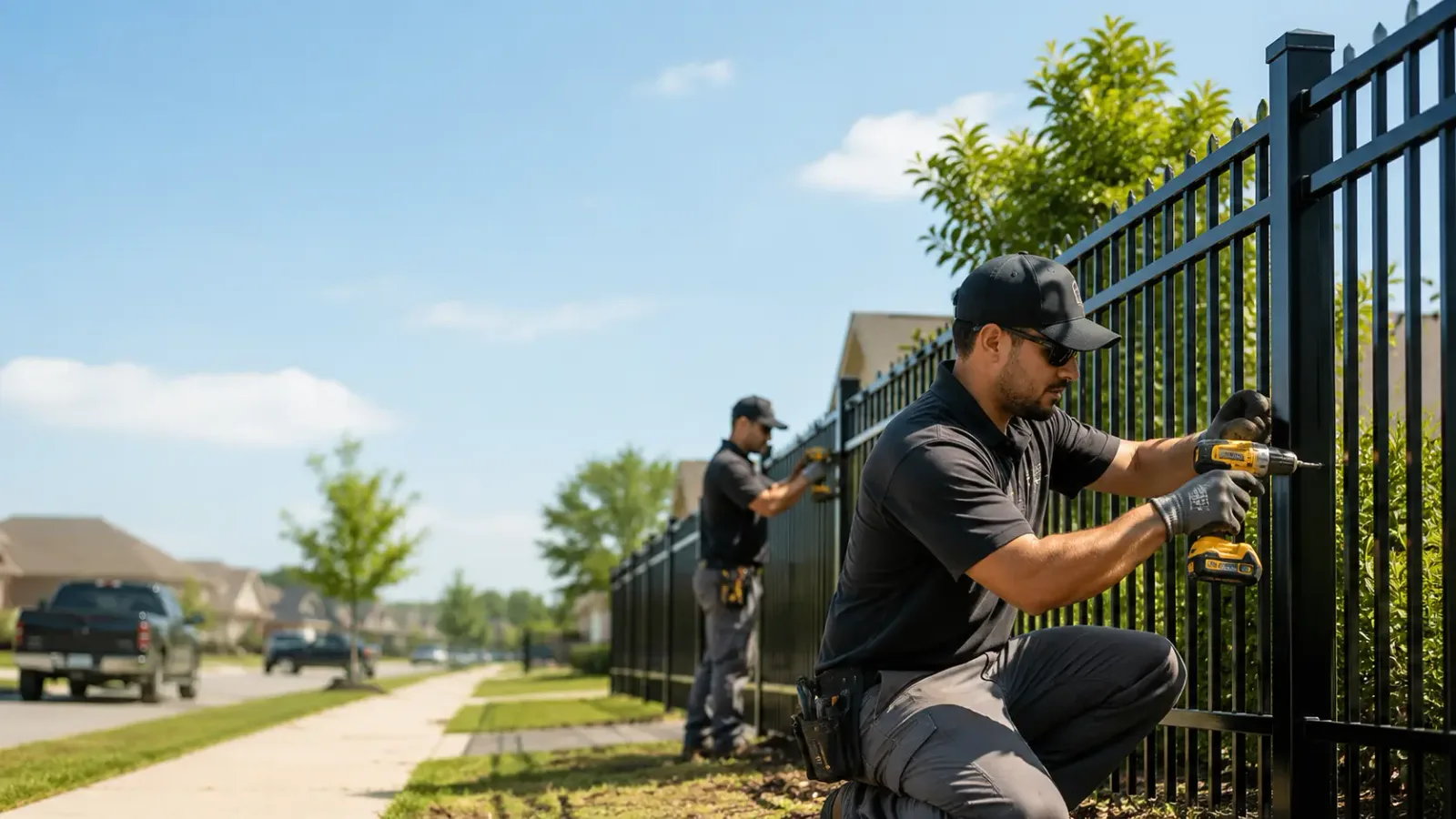 Metal Fence Installation in Eola, IL